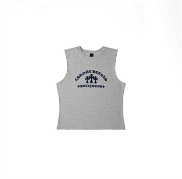 9a+ quality chrome hearts flocked logo tank top